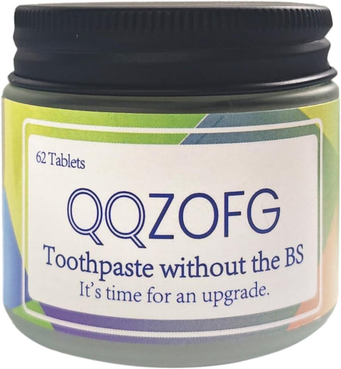 Toothpaste Tablets, Fluoride Free Nano Hydroxyapatite Toothpaste Tabs, Sensitive Peppermint Flavored, Eco & Travel