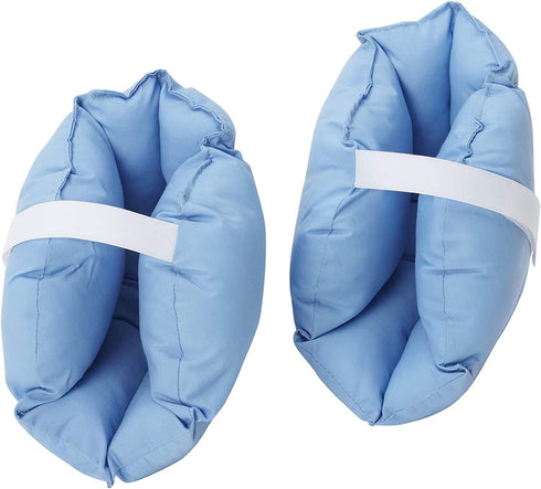 Set 2 DMI Heel Cushion Protector Pillow to Relieve Pressure from Sores and Ulcers, Foot Pillow, FSA HSA Eligible