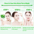 Aloe Facial Skincare Sheet - Hydrating & Moisturizing for Dry, Oily, Sensitive, and Tired Skin - 25ml / 0.8oz, Pack of