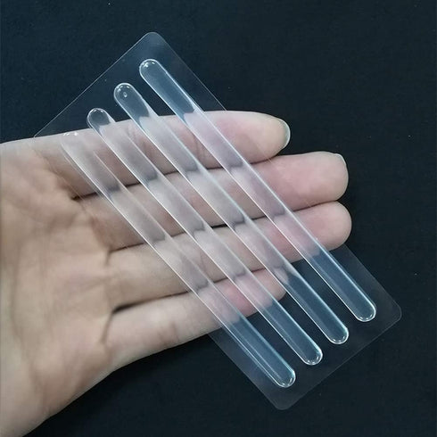 Clear Silicone High Heel Cushion Inserts, Anti Slip Gel Strap Strips, Foot Support for Pain Relief, Set of 16