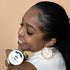 NaturAll 2 Oz Black Smoothing Edge Control Glaze | Medium Hold Moisturizing Styler Hair Curl Cream for Defined Curls
