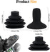 Sliverdew 2 Pcs Controller Knob and Gaiter for Electric Wheelchair Black Powerchair Mobility Aid Wheelchair Accessories