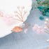 Rose Gold Wedding Headpiece, Flower Hair Vine, Pearl Bridal Crystal Headband for Women