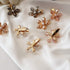MIAO JIN 12Pcs Crystal Hair Clips, Pearls Alligator Hairpins for Women's and Girls Hair Accessories