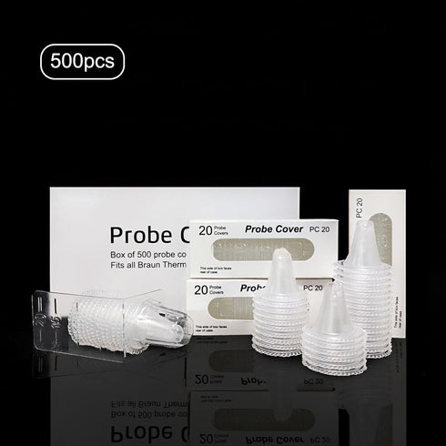 500pcs Disposable Ear Thermometer Probe Covers, Upgraded Version for Braun Digital Thermometer