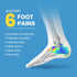 Plantar Fasciitis Inserts for Heel Pain - Welnove Heel Cups for Heel Pain Relief - Orthotic Shoe Insert for Achilles Tendonitis, Heel Spur - Women's 10-13, Men's 9-12 - HSA/FSA