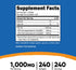 Nutricost Fish Oil Omega 3 Softgels with EPA & DHA (1000mg of Fish Oil, 560mg of Omega-3), 240 Softgels, Non-GMO, Gluten Free.