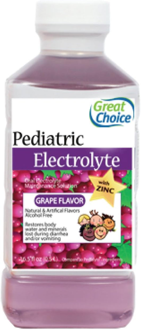 Great Choice Pediatric Electrolyte, Grape Flavor, 16.9 Fluid Ounce