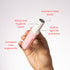 KoluaWax Face Razor for Women, Gentle Nick-Free Facial Hair Removal Tool with Stainless Steel Blades