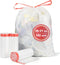20 Gallon Trash Bags (102 Count) - Extra Strong Large Garbage Bags with Drawstring for Kitchen, Commercial, Office Use