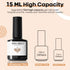modelones Gel Nail Polish, 15ML Caramel Coffee Brown Gel Polish, Soak Off LED Neutral Nail Gel for DIY Nail Art