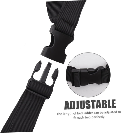 NOLITOY Elder Pull up Strap Bed Ladder for Seniors Disability Aid for Easy Rising Non-Slip Grip for Mobility