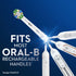 Pack 4 Oral-B Floss Action Replacement Brush Heads for an Oral-B Electric Toothbrush