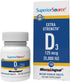 Superior Source Vitamin D3 5000 IU, 100 Count Under The Tongue Quick Dissolve MicroLingual Tablets, Promotes Strong