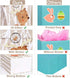 OurWarm 24pcs Woodland Party Favor Bags, 3D Animals Candy Treat Gift Bags with Thank You Stickers for Kids Birthday
