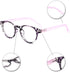 OCCI CHIARI 2 Pack Reader Lightweight Designer Plastic Frame Stylish Reading Glasses for Women (Purple, 2.75)