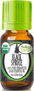 Healing Solutions Black Spruce Essential Oil 10ml - 0.33 Organic, Undiluted, Pure Oil for Skin, Diffuser