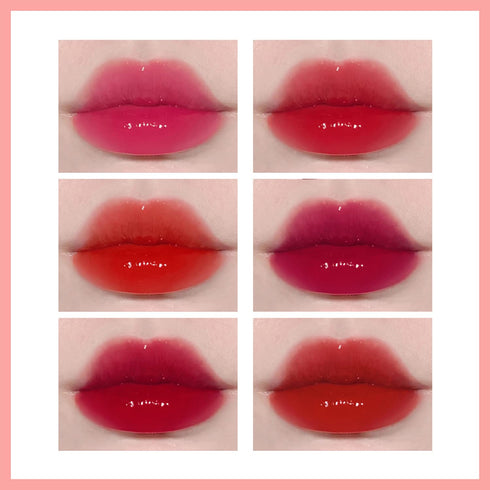 Eakroo 6 Colors Lip Tint Stain Mini Liquid Lipstick, Korean Gloss Moisturizing Natural, Long-Lasting, Vivid Color