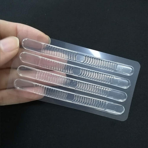 Clear Silicone High Heel Cushion Inserts, Anti Slip Gel Strap Strips, Foot Support for Pain Relief, Set of 16