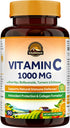 VITALITOWN Vitamin C Complex 1000mg - 90 Tablets with Rose Hips, Bioflavonoids, Turmeric & Echinacea, Daily Immune