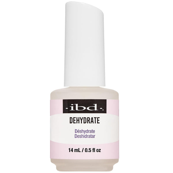ibd Dehydrate Nail Dehydrator for Gel & Acrylic Nails, Quick-Drying Formula, 0.5 fl oz, Long-Lasting Adhesion