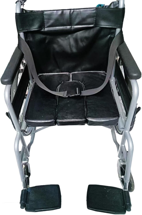 LYHHALO Wheelchair Safety Strap Seat Belt Anti-Slip and Anti-Fall Fixation Extra Long Size-Suitable Easy to Install