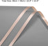 MECCANIXITY 10 Pcs Gold Edge Flower Wrapping Paper, Grey 22.8x22.8 Inch Waterproof for DIY Crafts