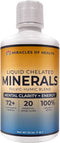 Liquid Chelated Minerals - 72+ Organic Major & Trace Minerals, 20 Essential Amino Acids, Humic Fulvic Blend - Fast