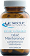 Metabolic Maintenance Basic Maintenance Plus D-3 Without Iron - Twice Daily Multivitamin, Methylfolate + Methyl B12