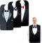 Adult Bibs - Washable, Reusable Clothing Protectors with Crumb Catcher for Men