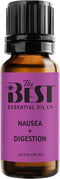 The Best Nausea + Digestion Essential Oil Blend, 10 ml - 100% Pure & Natural for Aromatherapy, Diffuser, Spa