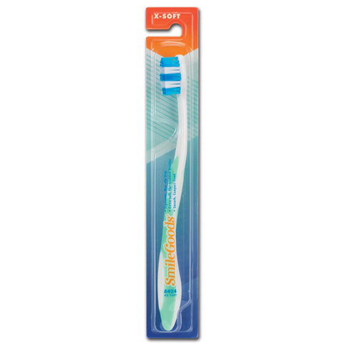 Practicon SmileGoods A424 Toothbrush, 42 Tuft, Extra Soft Bristle, Bulk Pack of 72