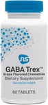NeuroScience GABA Trex - Chewable L Theanine Supplement for Stress Relief - 200mg Grape Flavored Tablets