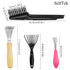 SelfTek 4 Pack Hair Brush Cleaning Tool - Home or Salon Use for Removing Hair and Dust