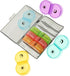 Weekly Portable Medication Organizer for -Day Pill Case Airtight Design Sturdy Wear-Resistant