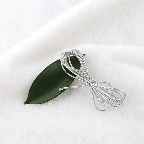 Silver Dreadlock Braids Hair Accessories, 2 Pieces 5M Braiding Hair Deco Stretchable Elastic Cord
