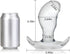 Soft Anal Plugs with Safety Base, Transparent Flexible Butt Plug Prostate Massage G-spot Stimulation Trainer with Round