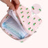KeyLunacy 3Pcs Sanitary Napkin Storage Bags Menstrual Cup Pouches Nursing Pad Holder Tampon Bags Portable Period Bag