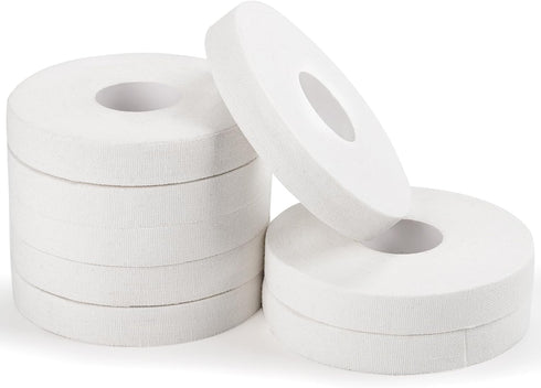 Pro Finger Tape 8 Pack - 0.5” x 45 Ft White Athletic Sports Tape for Rock Climbing, Bjj, Wrestling