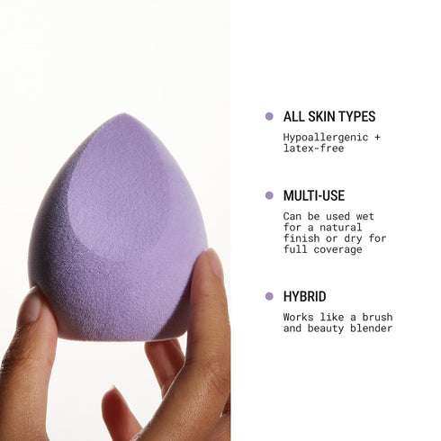 JUNO & Co. Microfiber Makeup Sponge, Dual Layer Technology for Flawless Makeup Blender for Foundation, Powder, Cream