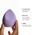 JUNO & Co. Microfiber Makeup Sponge, Dual Layer Technology for Flawless Makeup Blender for Foundation, Powder, Cream