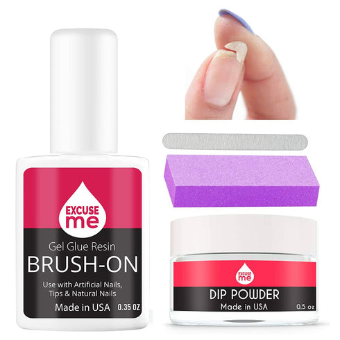 Professional Nail Repair Kit for Broken, Cracked, Split, and Weak Nails - Easy to Use Quick Fix Solution