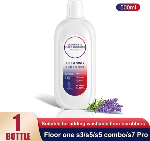Floor Cleaning Solution 500ml, Lavender Fragrance Refill for TINECO iFLOOR Wet Dry Vacuum