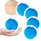WORLD-BIO Small Round Ice Packs (5 Pack) Reusable Soft Gel Cold Pack with Cloth Sleeve - Fast Pain Relief & Swelling