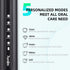 7AM2M Sonic Electric Toothbrush - Soft Toothbrushes for Adults and Kids with 6 Brush Heads, 5 Modes, Rechargeable
