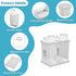 61OZ Laundry Detergent Dispenser Container, 2 Pack Liquid Dispenser, Clear for Laundry Room Storage