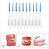200PCS Interdental Brushes, Double-Ended Silicone Toothpick Dental Floss Picks with Disposable Bristles