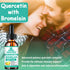 Quercetin with Bromelain Liquid Drops - 1000mg Quercetin & 500mg Bromelain, 7-in-1 Immune Complex for Respiratory Health