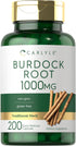 Carlyle Burdock Root | 1000 mg | 200 Non-GMO Capsules | Traditional Herb Supplement
