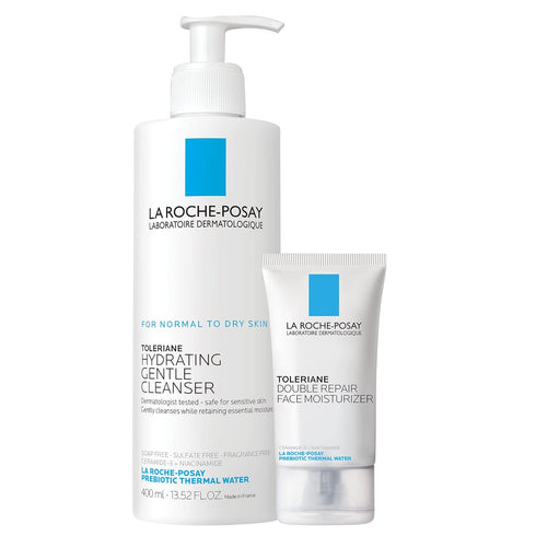 La Roche-Posay Toleriane Hydrating Gentle Face Cleanser, Niacinamide & Ceramides, Fragrance Free for Sensitive Skin